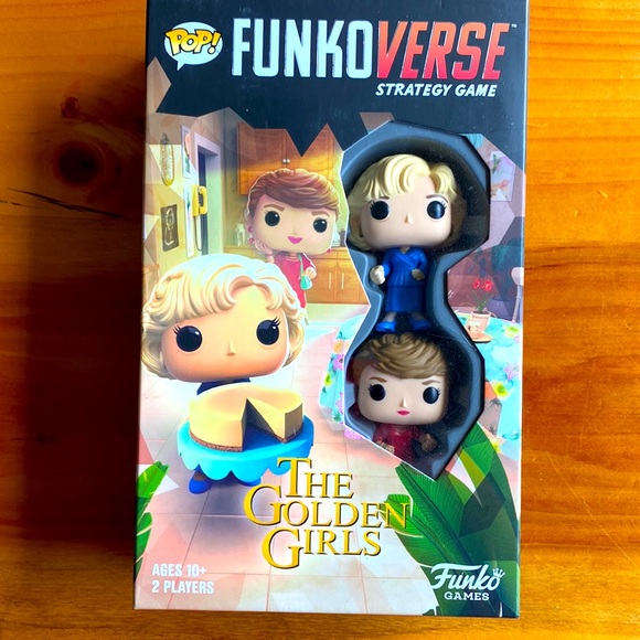 Funko Funkoverse Golden Girls 2 Pack Rose & Blanche Strategy Game NIB - Picture 1 of 7